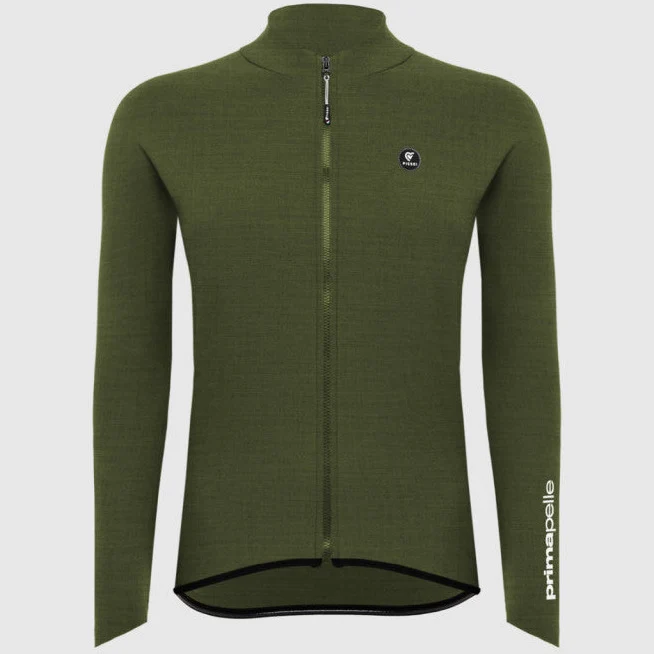 Maglia maniche lunghe donna Pissei Primapelle - Verde melange