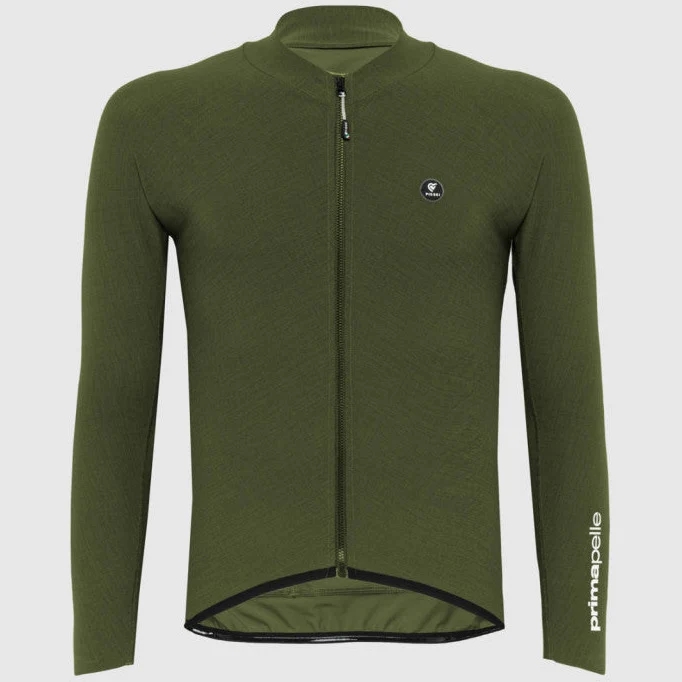 Maglia maniche lunghe Pissei Primapelle - Verde melange