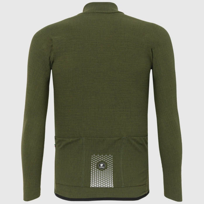 Maglia maniche lunghe Pissei Primapelle - Verde melange