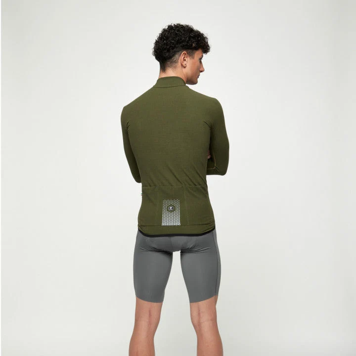 Maglia maniche lunghe Pissei Primapelle - Verde melange