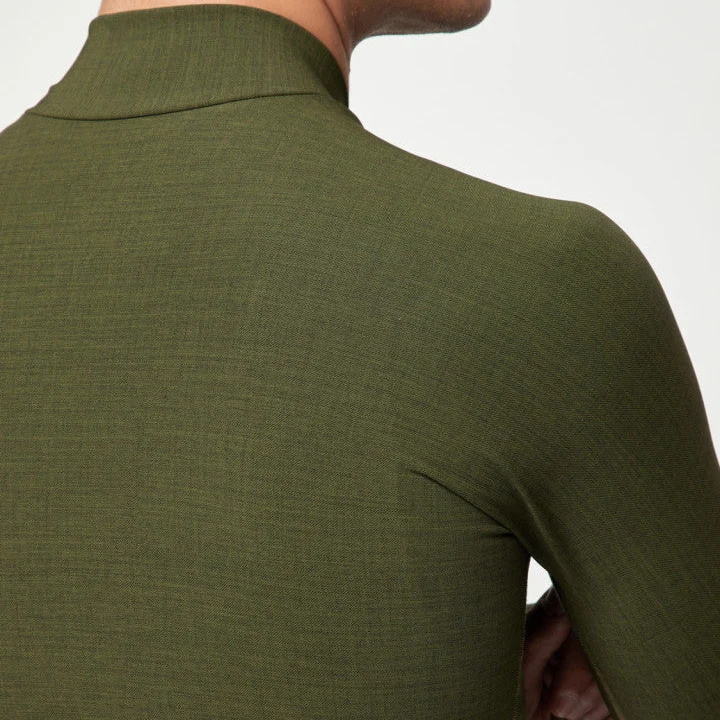Maglia maniche lunghe Pissei Primapelle - Verde melange