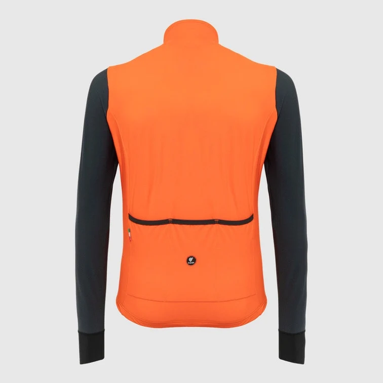 Maglia maniche lunghe Pissei Monviso - Arancio grigio