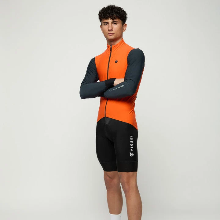 Maglia maniche lunghe Pissei Monviso - Arancio grigio