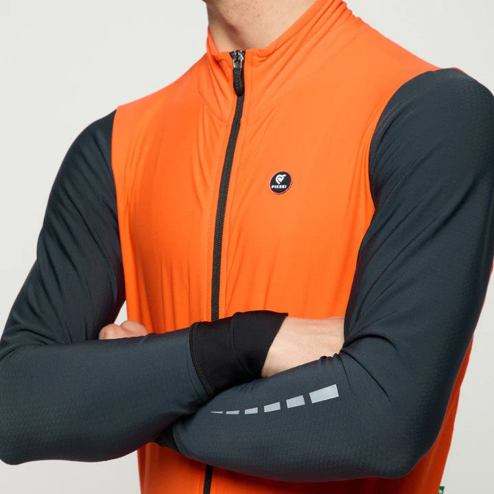 Maglia maniche lunghe Pissei Monviso - Arancio grigio