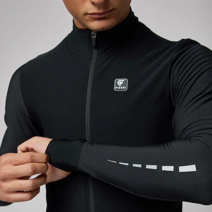Maglia maniche lunghe Pissei Monviso - Nero