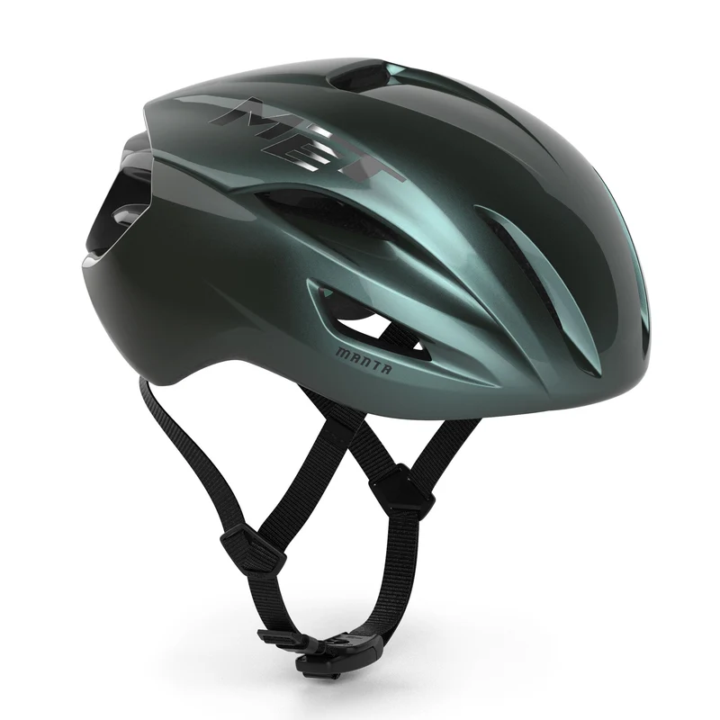 Casco Met Manta Mips - Verde blu