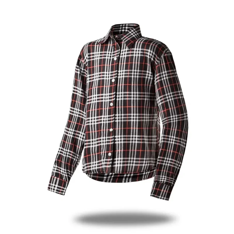 Oxford Poisoned High Tech Tartan Check Camicia da Moto Donna