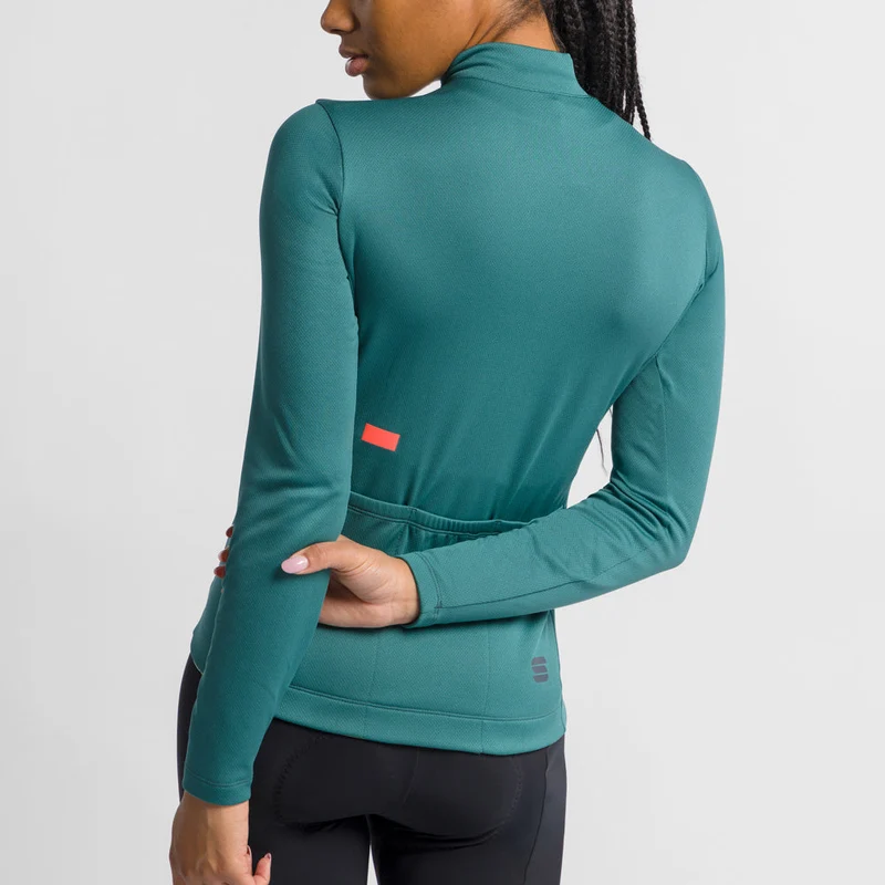 Maglia donna maniche lunghe Sportful Classic Thermal - Verde scuro