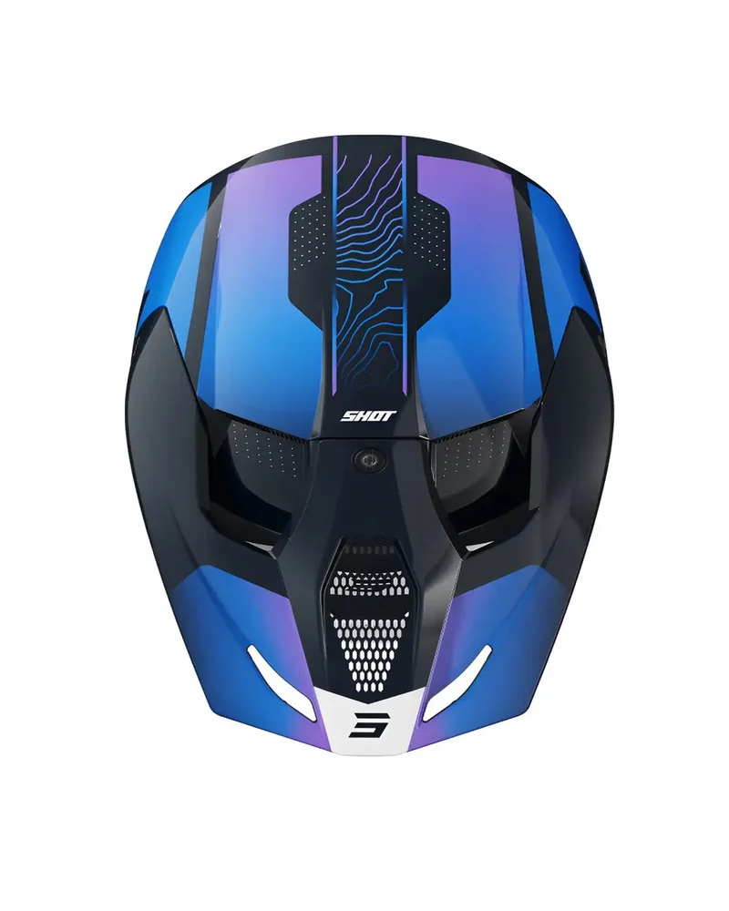SHOT APEX CASCO DI MOTO BLU GLOSSY