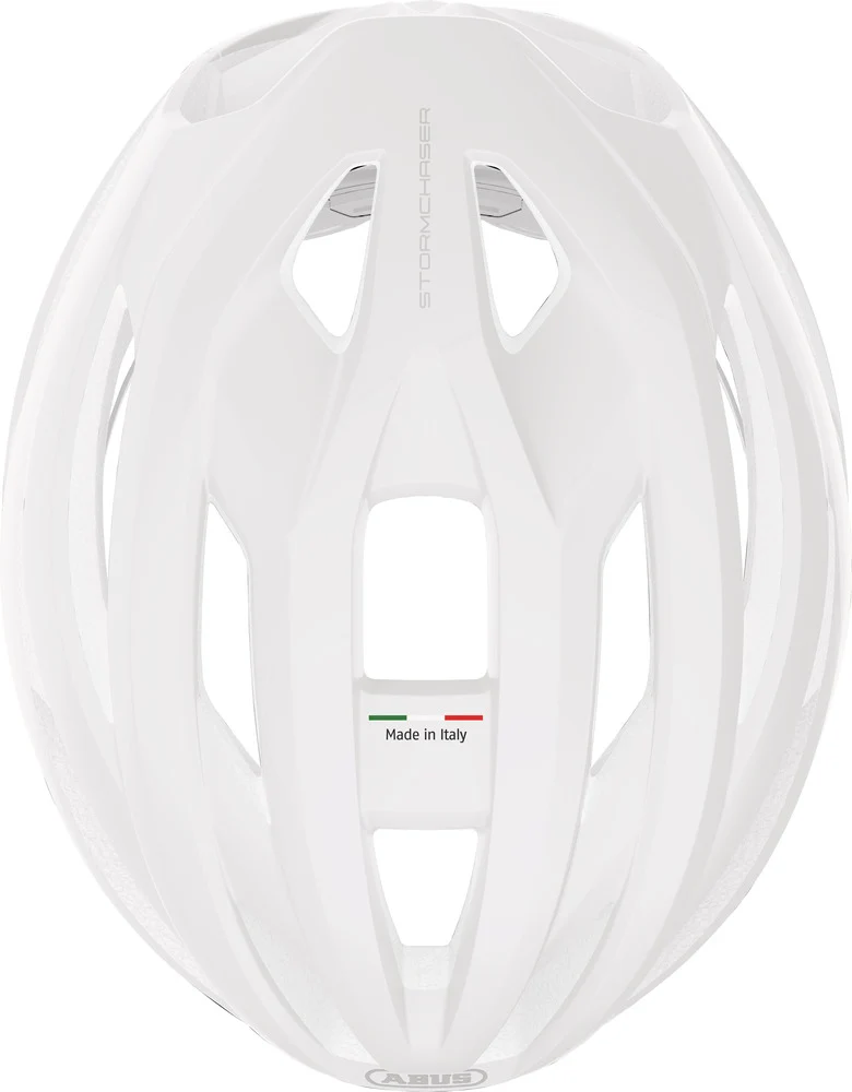 Casco Abus Stormchaser Ace - Pure white