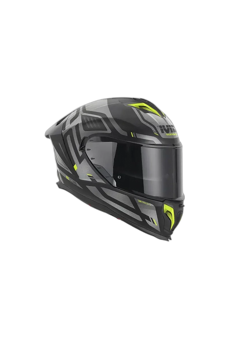 GIVI H503 QUASAR INTEGRALE CASCHI DI MOTO NERO TITANIO GIALLO