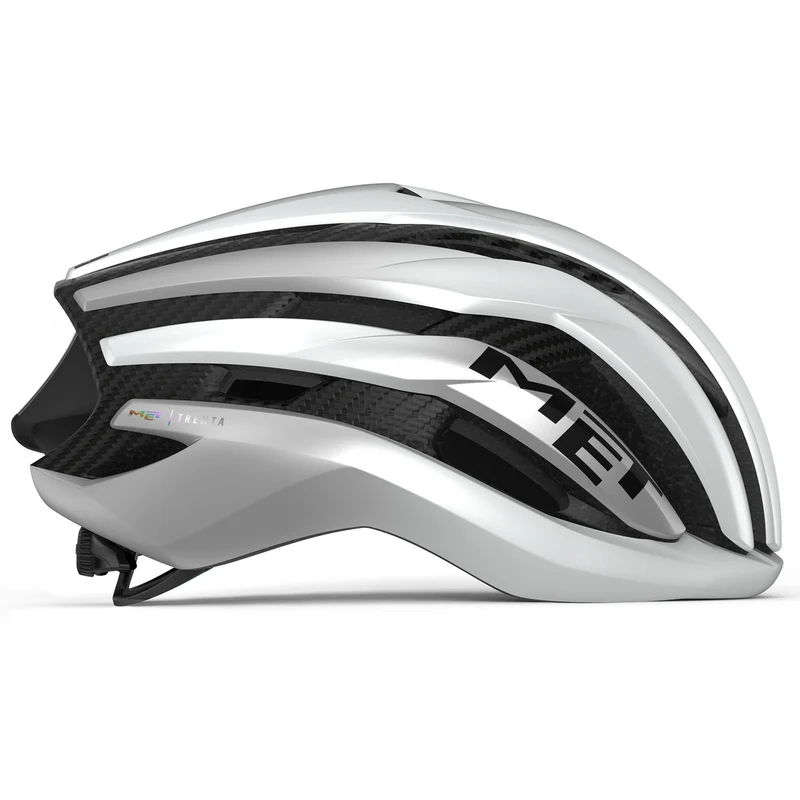 Casco Met Trenta 3K Carbon Mips - Bianco