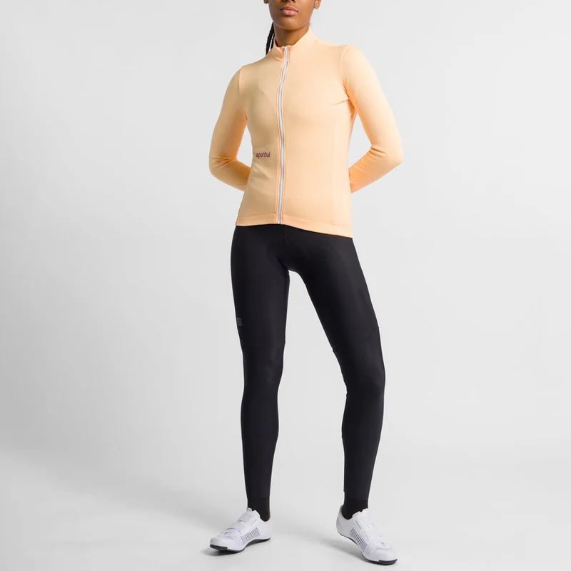 Maglia donna maniche lunghe Sportful Classic Thermal - Beige