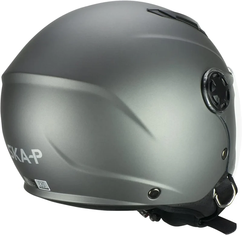 SKA-P 2MH FUN MONO JR Moto Jet Bambini Caschi Antracite Satinato