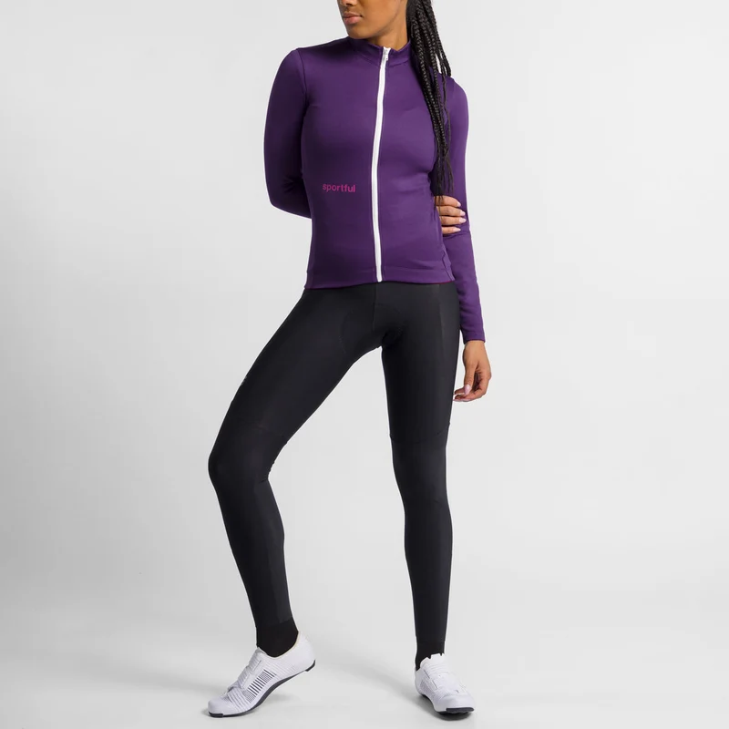 Maglia donna maniche lunghe Sportful Classic Thermal - Viola