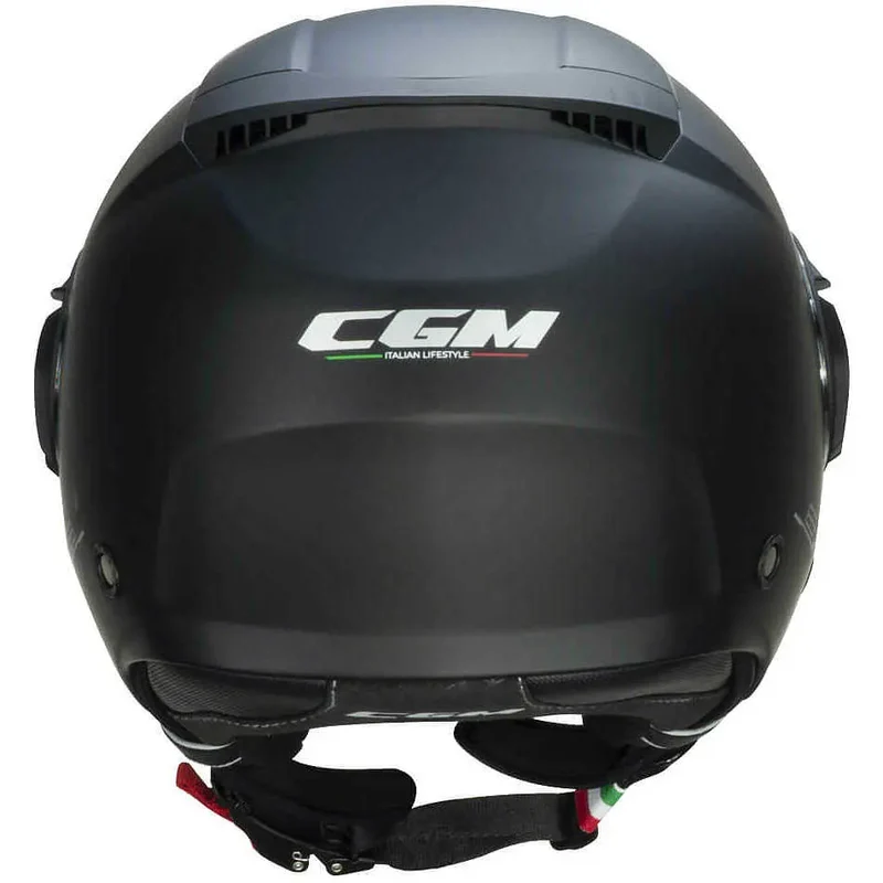 CGM 169A ILLI MONO JET CASCHI DI MOTO NERO OPACO