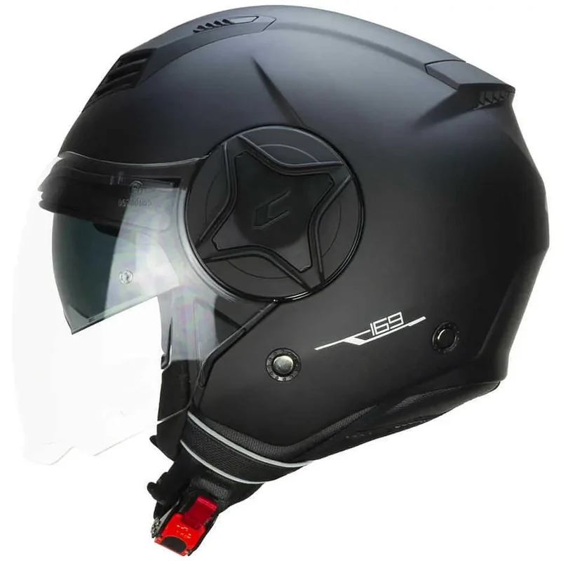 CGM 169A ILLI MONO JET CASCHI DI MOTO NERO OPACO