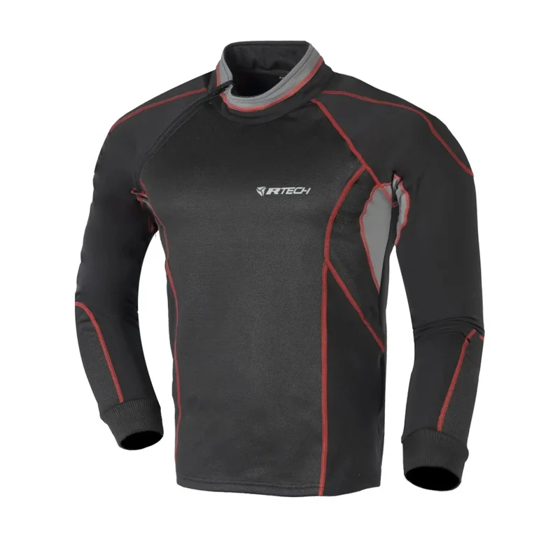 R-TECH JACK GIACCA DI MOTO ANTIVENTO UOMO NERO
