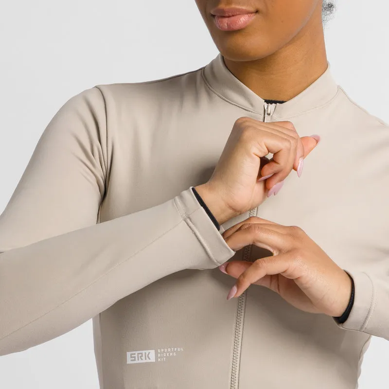 Maglia donna maniche lunghe Sportful Srk 2 - Beige