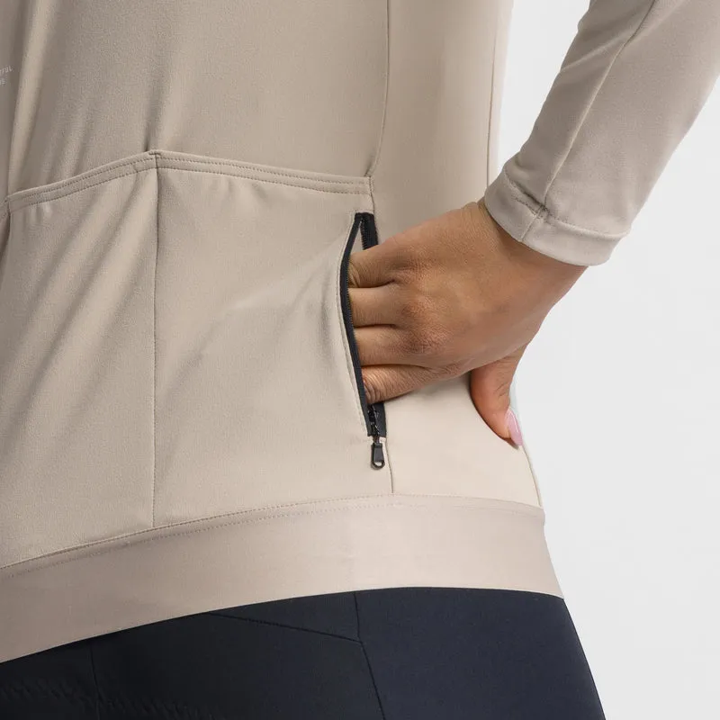 Maglia donna maniche lunghe Sportful Srk 2 - Beige