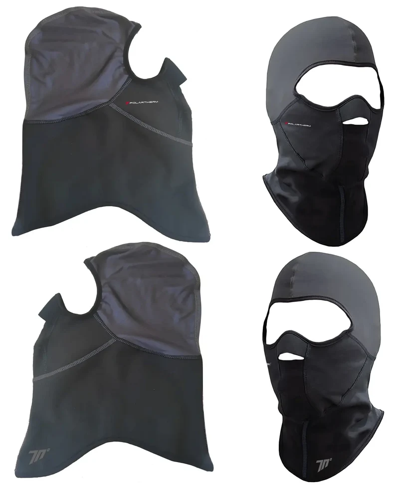 SEVENTY SD-W3 negro Pasamontañas para moto