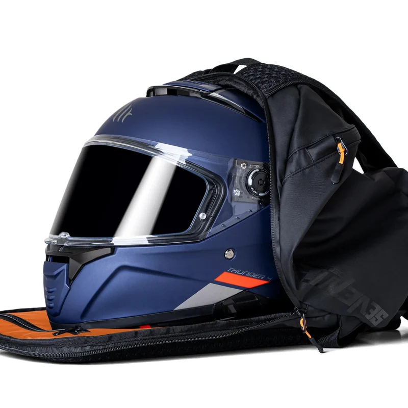 SEVENTY SD-TB3 Zaino Da Moto Nero