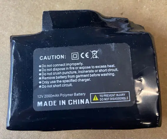 SEVENTY SD-A17B Batteria Al Litio 12V 2000mah Connettore Pin (1 Unità)
