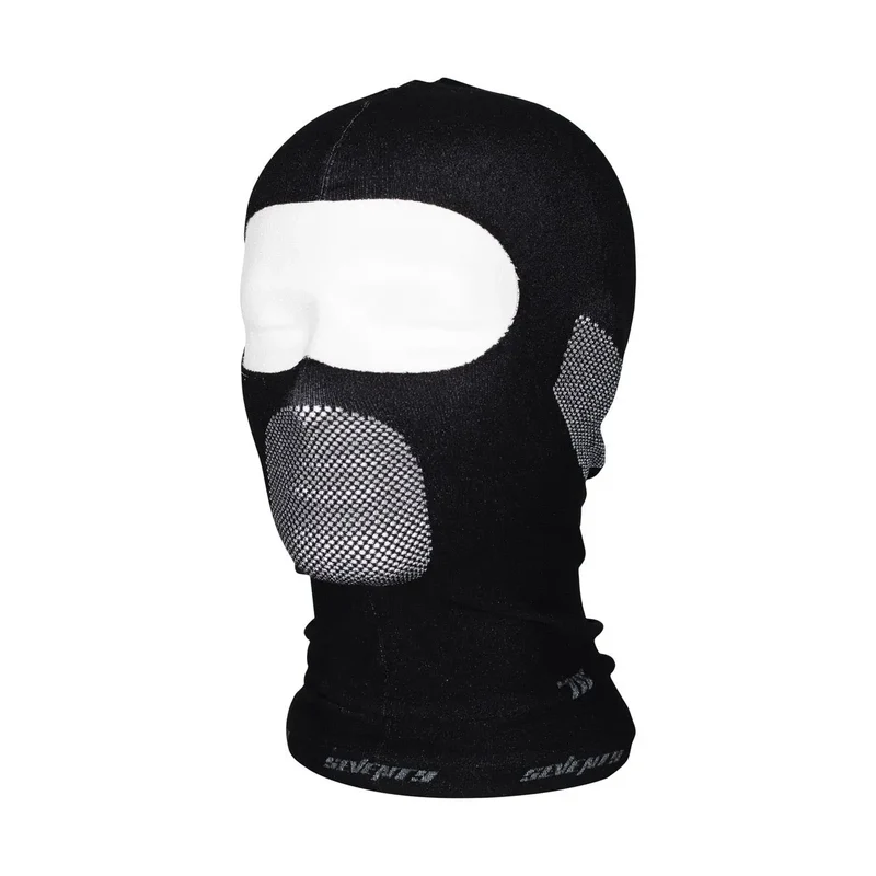 SEVENTY SD-CT2 Passamontagna Motocicletta Senza Cuciture Unisex Nero