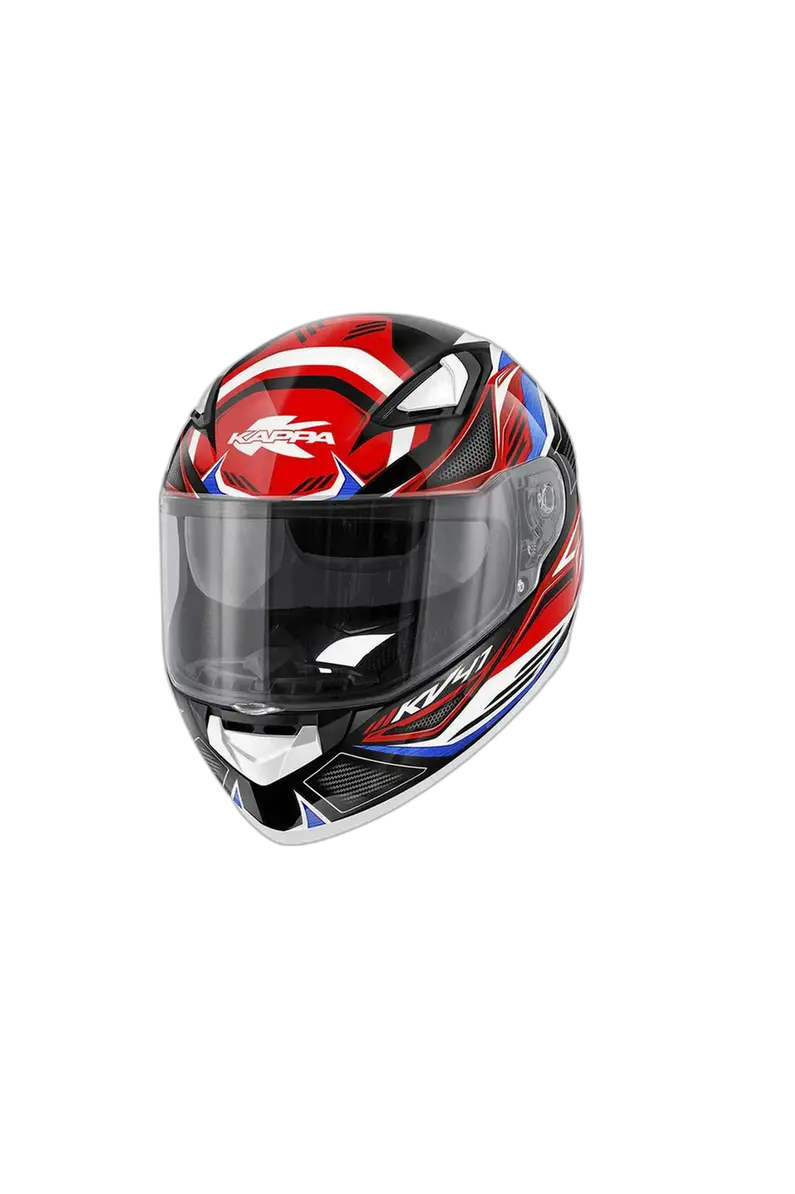 KAPPA KV41 DALLAS INTEGRALI CASCHI DI MOTO ROSSO BLU BIANCO