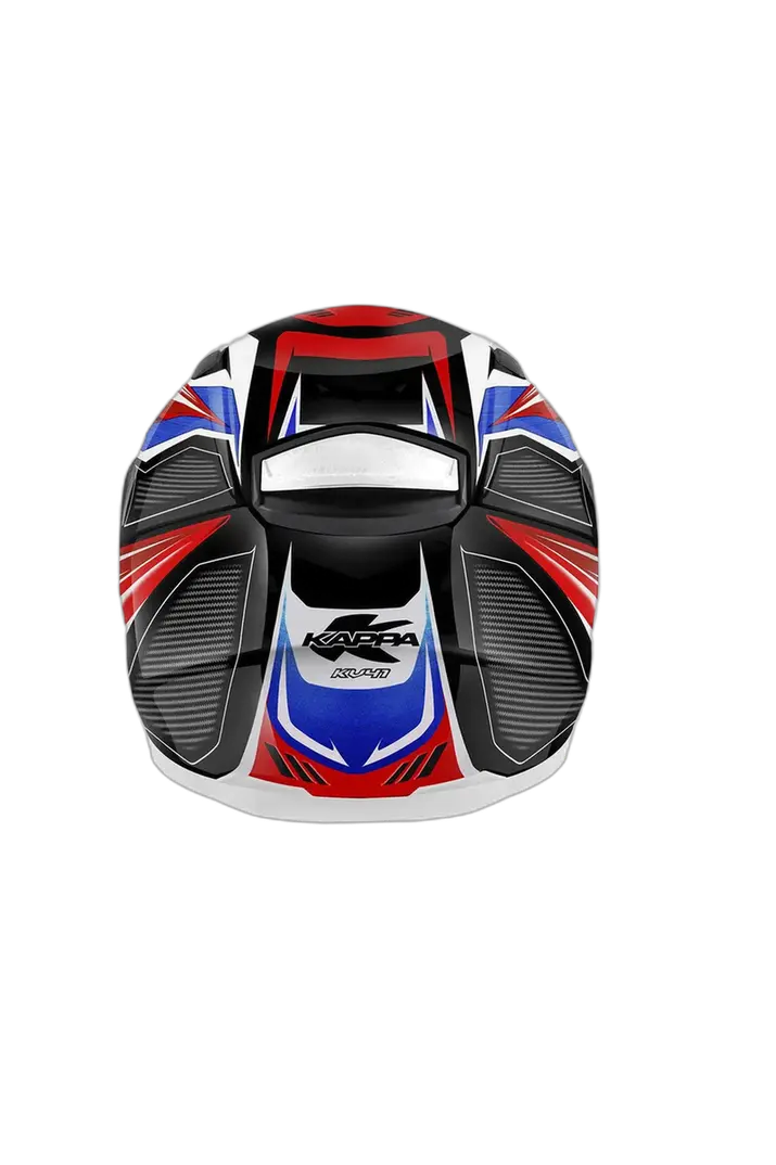 KAPPA KV41 DALLAS INTEGRALI CASCHI DI MOTO ROSSO BLU BIANCO