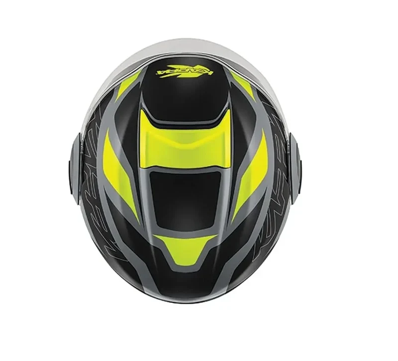 KAPPA KV37 EVO OREGON VISO APERTO CASCHI DI MOTO GRIGIO NERO OPACO GIALLO