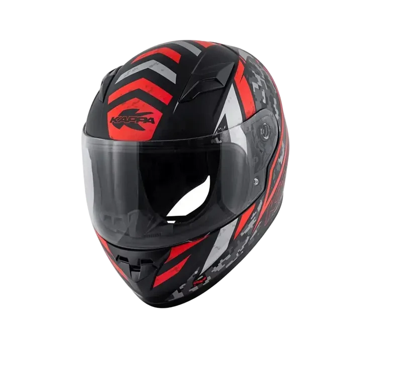 KAPPA KJ04 BOOMD PROX JUNIOR INTEGRALI CASCHI DI MOTO NERO ROSSO