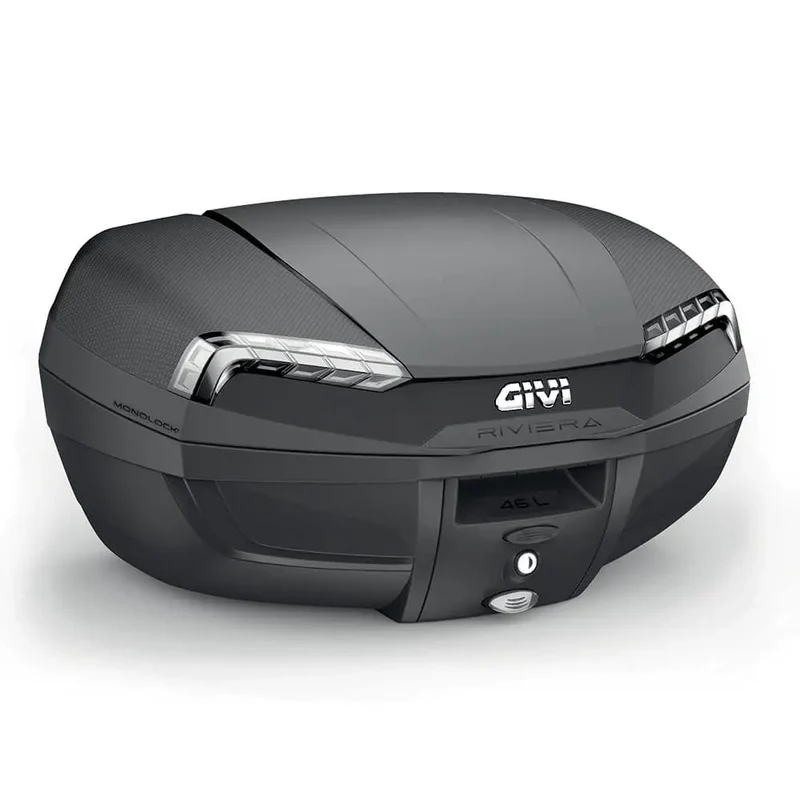 GIVI E46 RIVIERA VALIGIA ML 46 LTS BASE CATAD AUMADO NERO