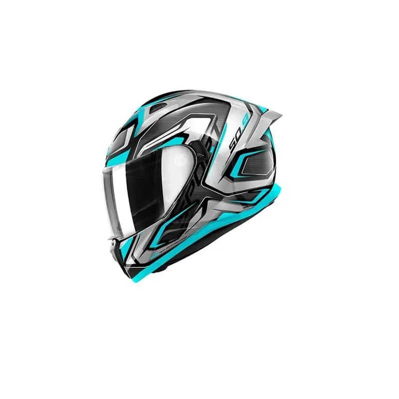 GIVI 50.9 ATOMIC TURISMO INTEGRALE CASCHI DI MOTO TITANIO ARGENTO BLU