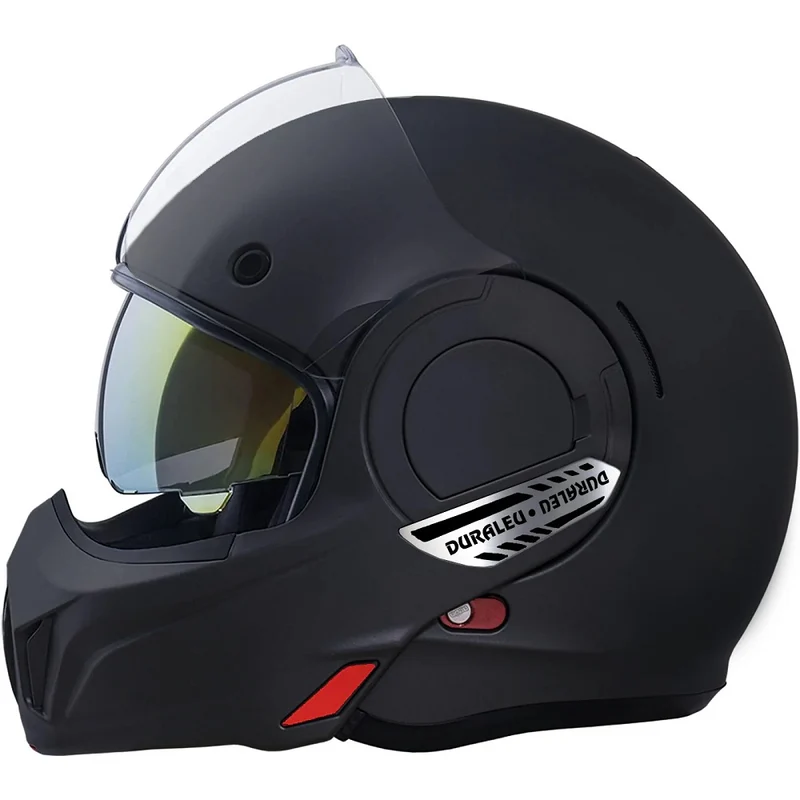 CASCO REVERS DURALEU CABRIO NERO OPACO