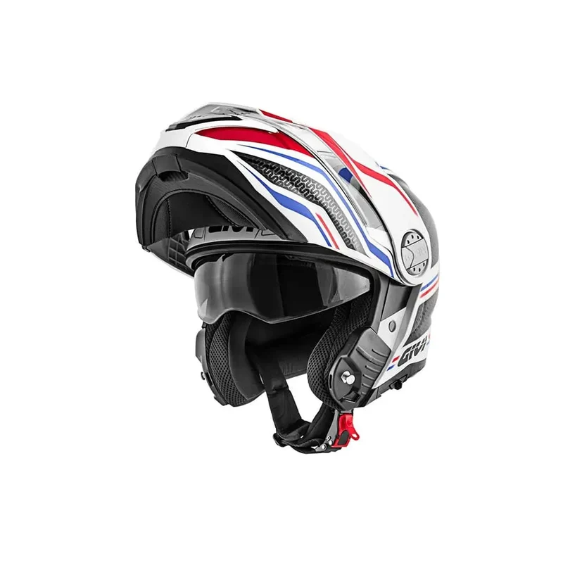 GIVI X.33 CANYON LAYERS MODULARE CASCHI DI MOTO BIANCO ROSSO