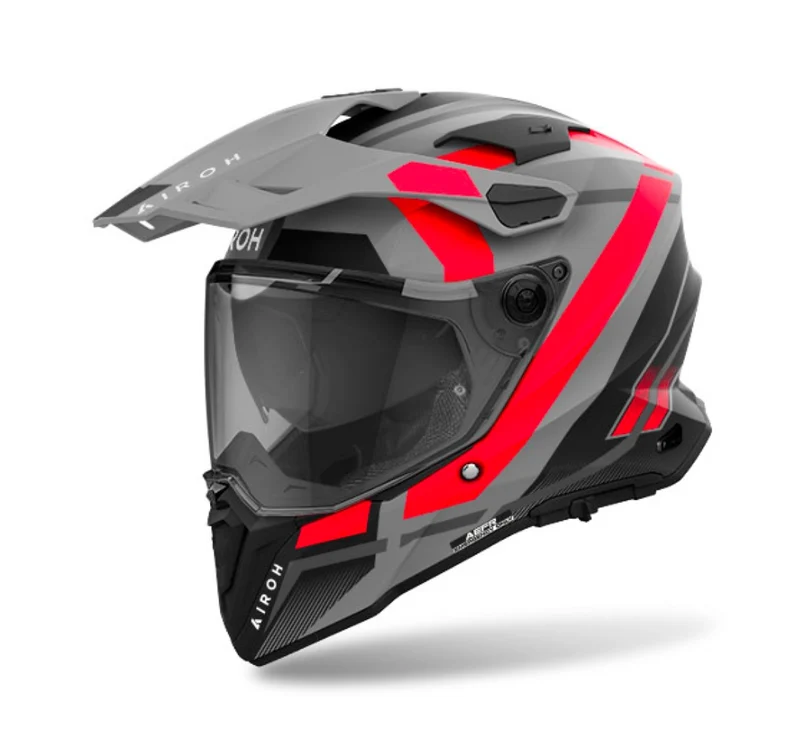 CASCO AIROH ENDURO COMMANDER 2 MAVICK ARANCIO OPACO TAGLIA M