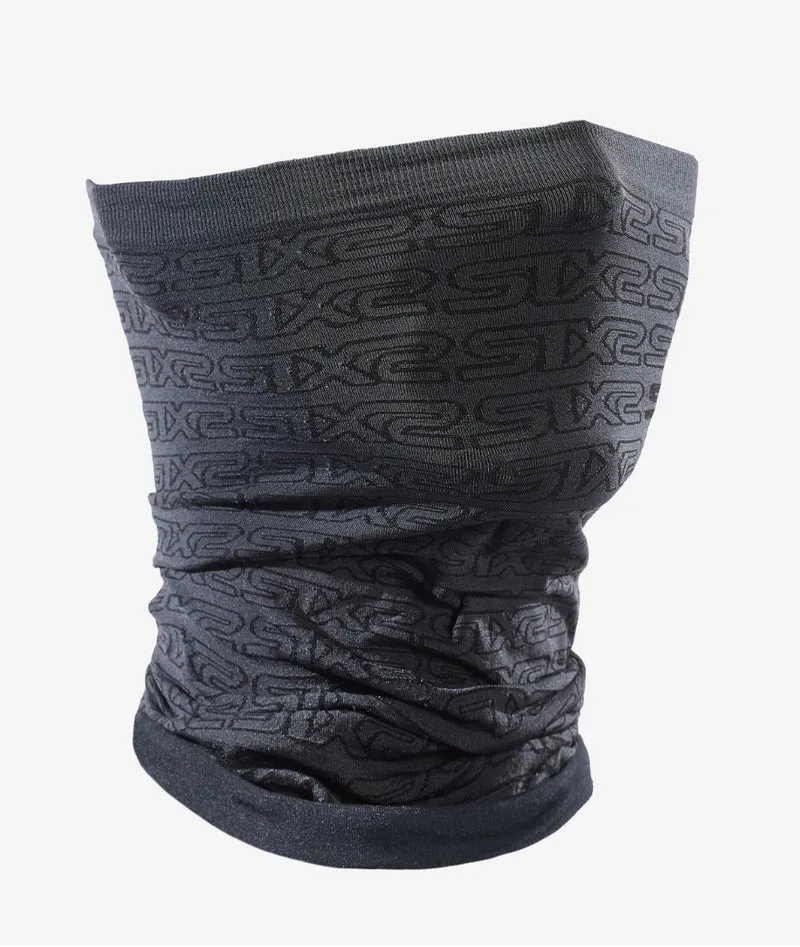 Scaldacollo multiuso 4 Stagioni LOGO DARK GREY-BLACK ONE SIZ