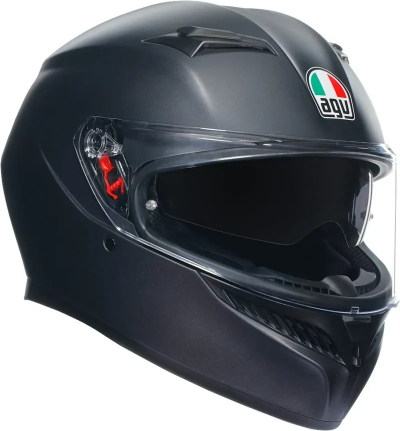 AGV K3 MOTO INTEGRALI CASCHI DI MOTO NERO OPACO