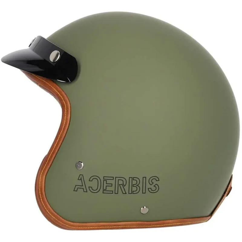 ACERBIS SKODELA 22.06 MOTO JET CASCHI DI MOTO VERDE MILITAR