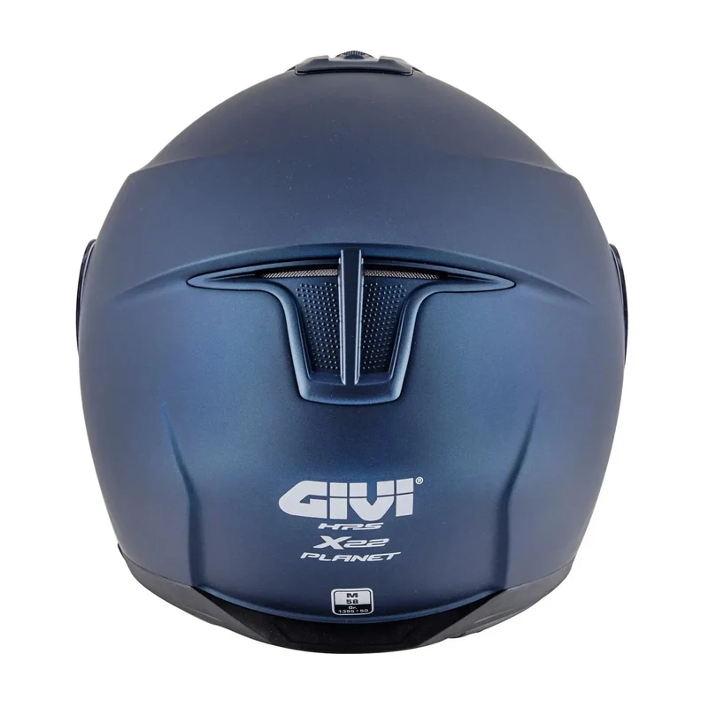 GIVI X22 PLANET SOLID SCOOTER JET VISO APERTO CASCHI DI MOTO BLU