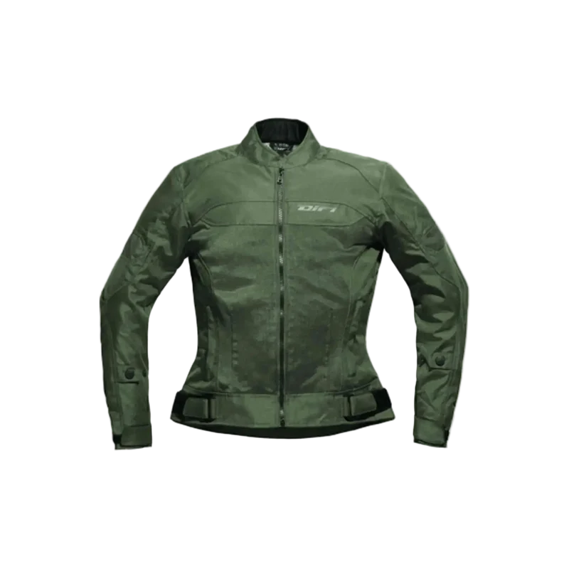 DIFI IBIZA AIR TESSILE GIACCA DI MOTO DONNA VERDE
