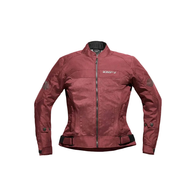 DIFI IBIZA AIR TESSILE GIACCA DI MOTO DONNA ROSSO