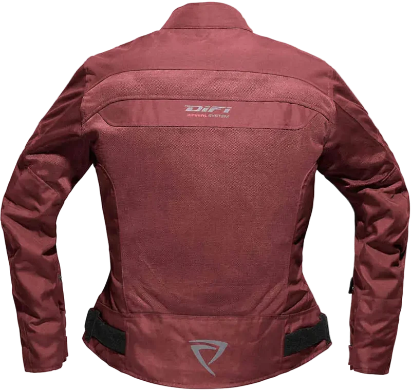 DIFI IBIZA AIR TESSILE GIACCA DI MOTO DONNA ROSSO