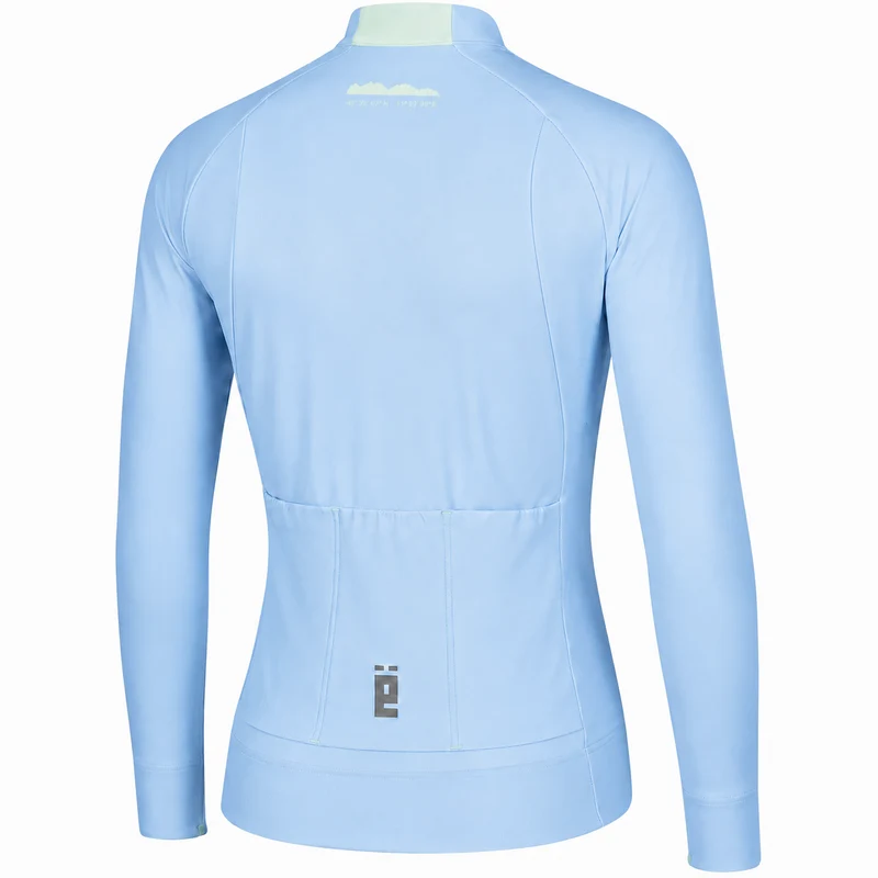 Maglia maniche lunghe donna Jëuf Pro Thermal Thunder - Azzurro