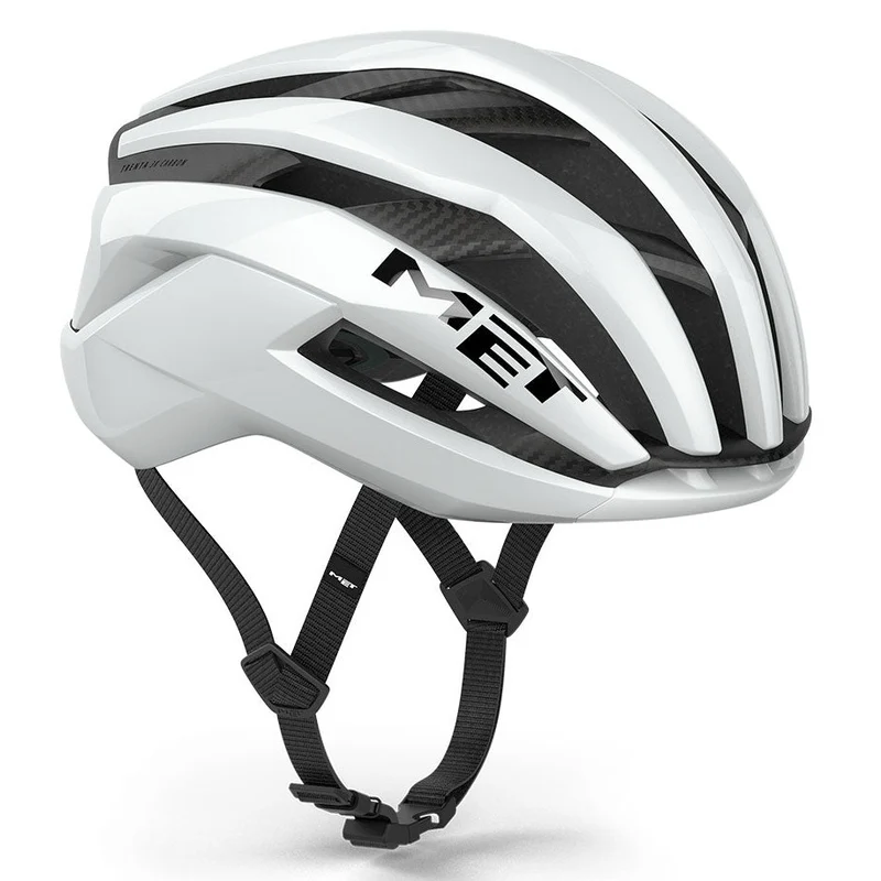 Casco Met Trenta 3K Carbon Mips - Bianco lucido