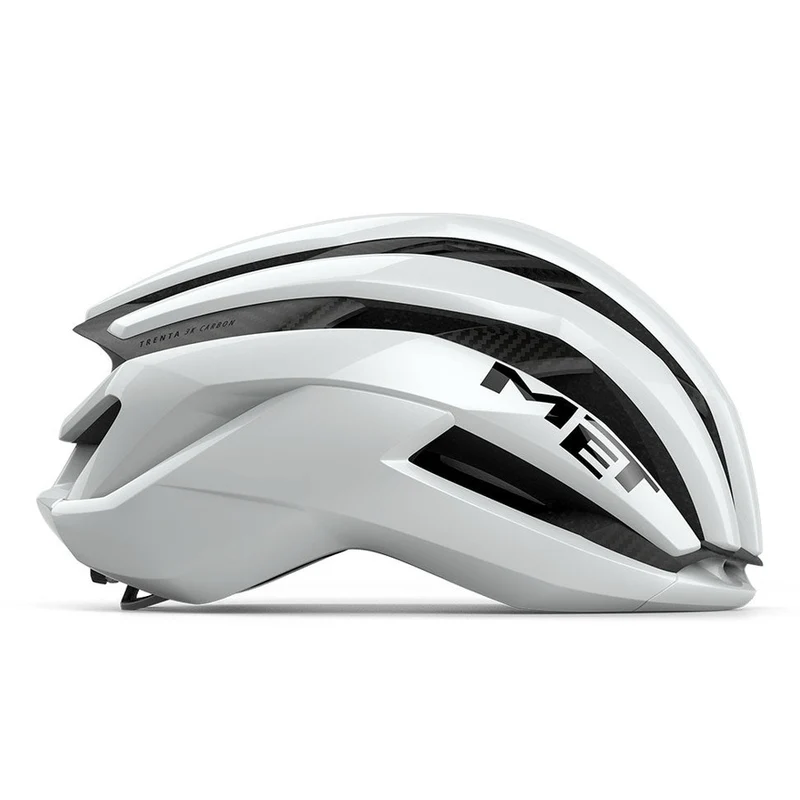 Casco Met Trenta 3K Carbon Mips - Bianco lucido