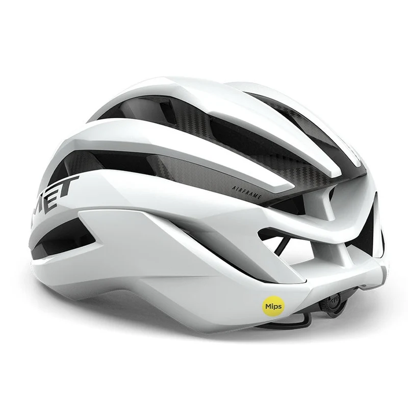 Casco Met Trenta 3K Carbon Mips - Bianco lucido