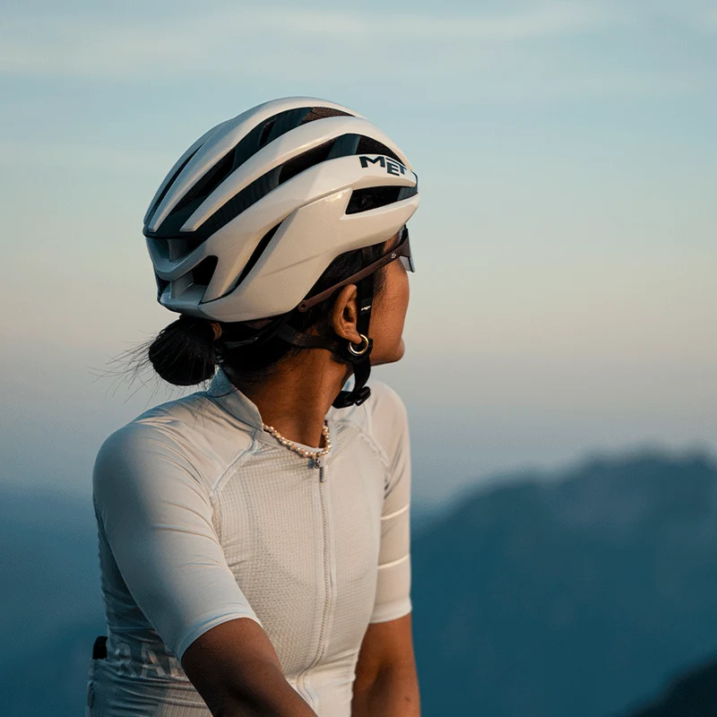 Casco Met Trenta 3K Carbon Mips - Bianco lucido