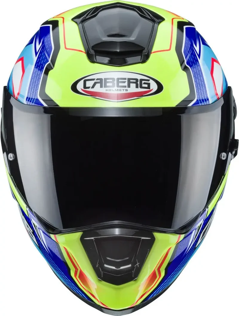 CABERG DRIFT EVO LB29 INTEGRALI CASCHI DI MOTO NERO GIALLO FLUO BLU